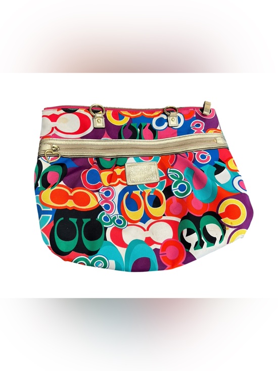 Coach Handbags - COACH POPPY POP Signature C Tote Multi-Color Bag Purse 13839 SEE DESCRIPTION